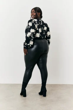Floral Wrap Bodysuit