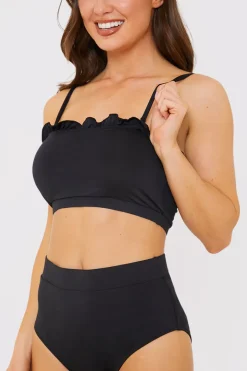 Frill Detail Bikini Top