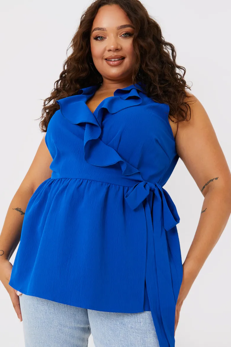 Frill Wrap Top