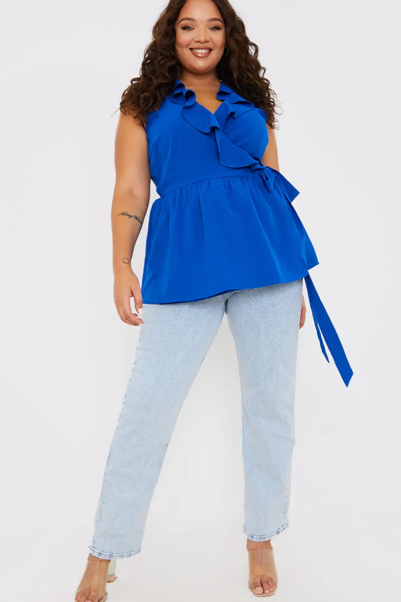 Frill Wrap Top
