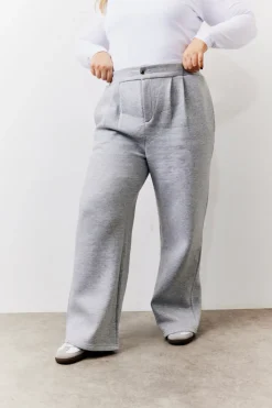 Grey Straight Leg Jogger