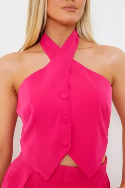 Halterneck Co-Ord Waistcoat