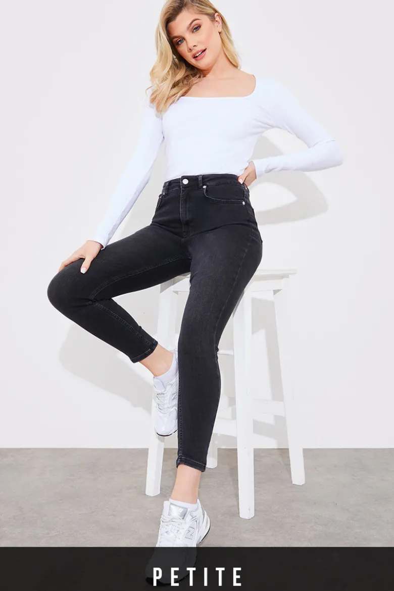 High Waisted Skinny Jeans