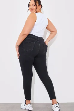 High Waisted Skinny Jeans