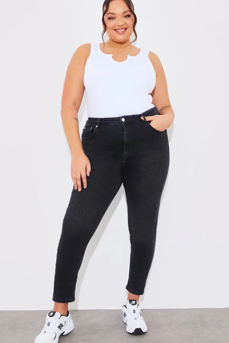 High Waisted Skinny Jeans