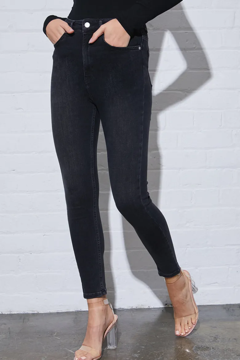 High Waisted Skinny Jeans
