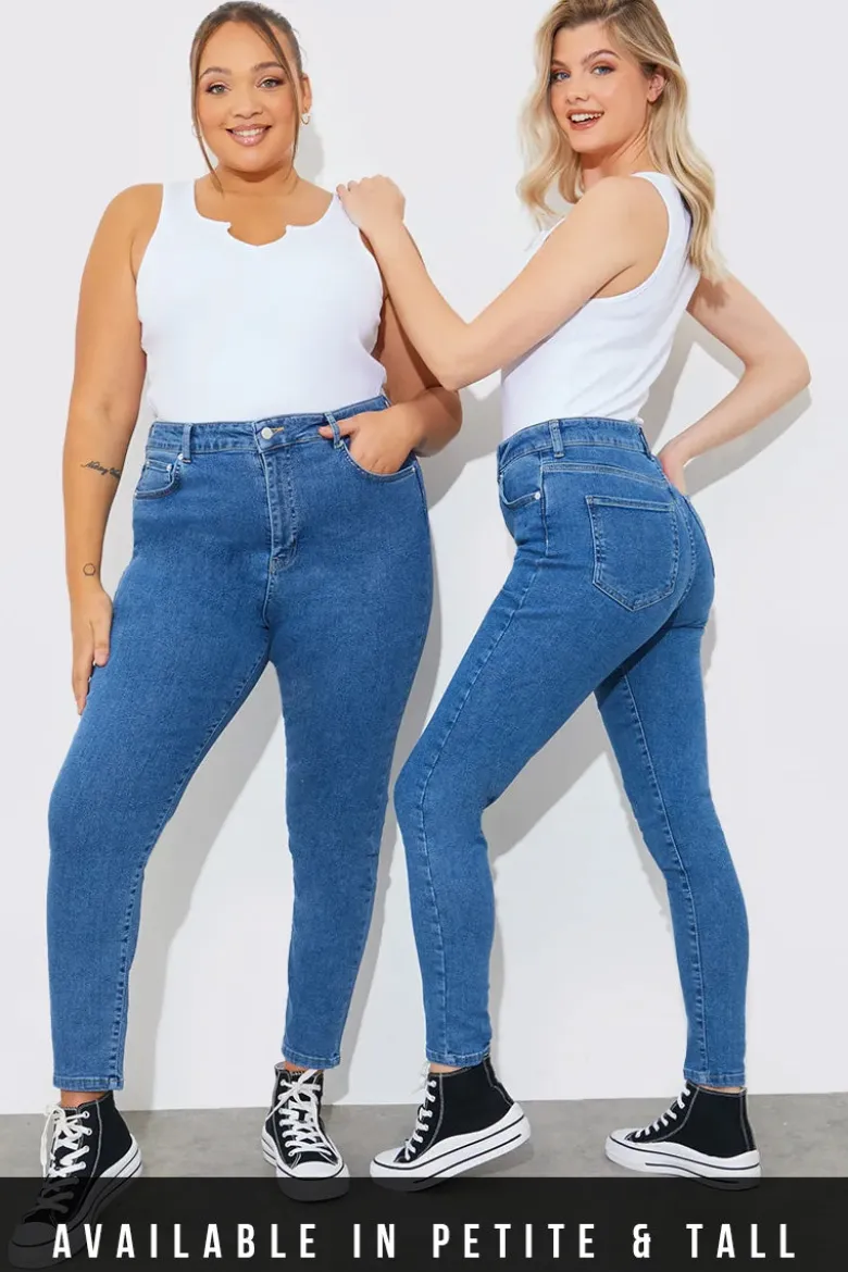 High Waisted Skinny Jeans
