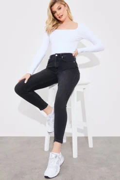 High Waisted Skinny Jeans