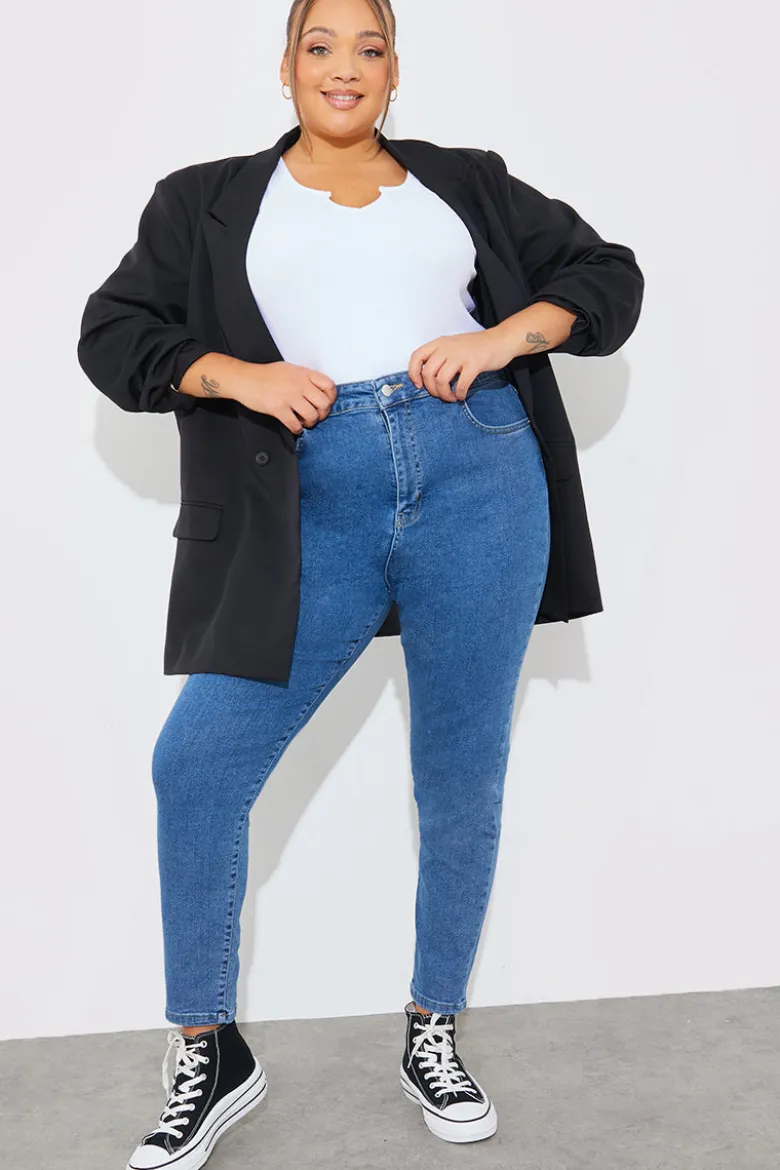 High Waisted Skinny Jeans