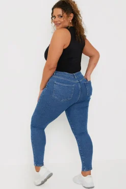 High Waisted Stretch Skinny Jeans