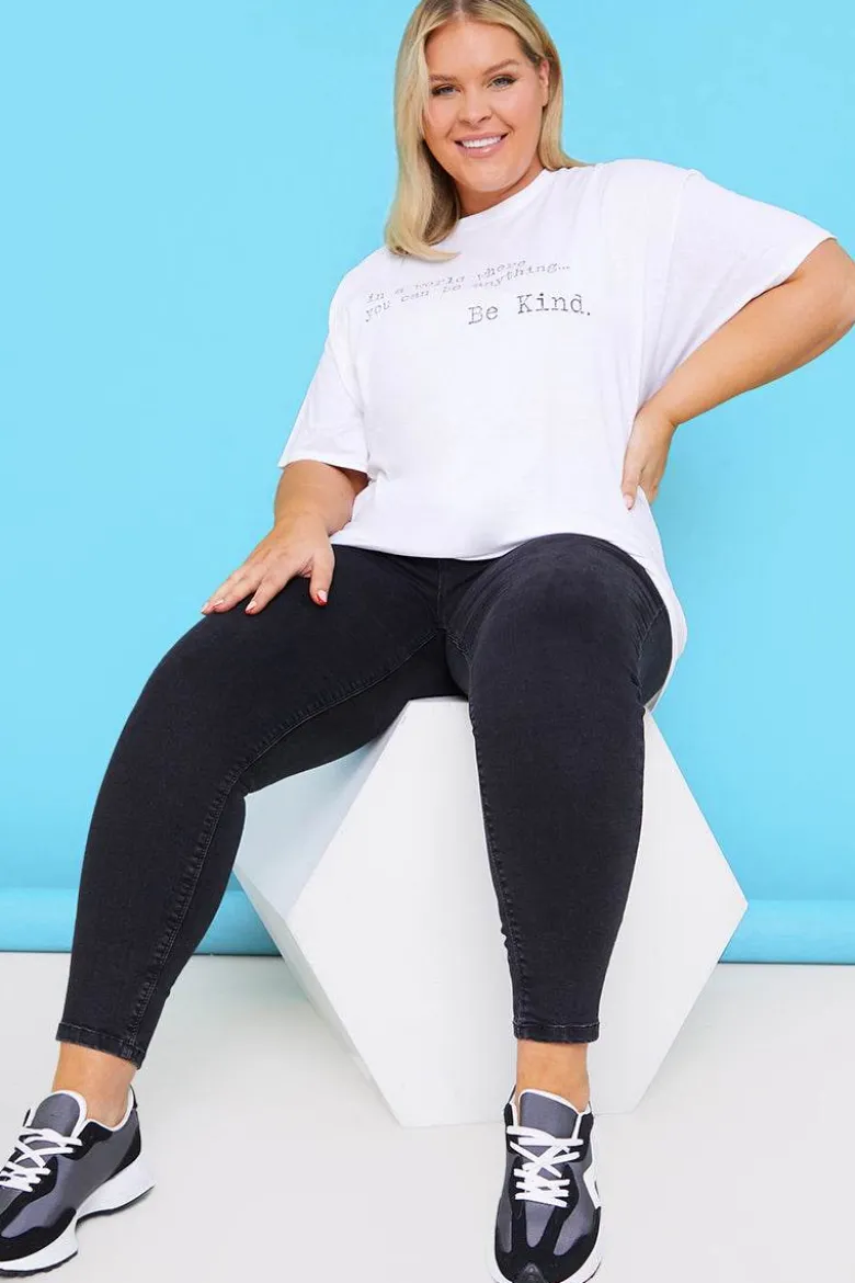 'IN A WORLD WHERE YOU CAN BE ANYTHING BE KIND' T-SHIRT