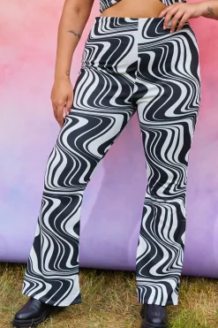 Jersey Printed Flares