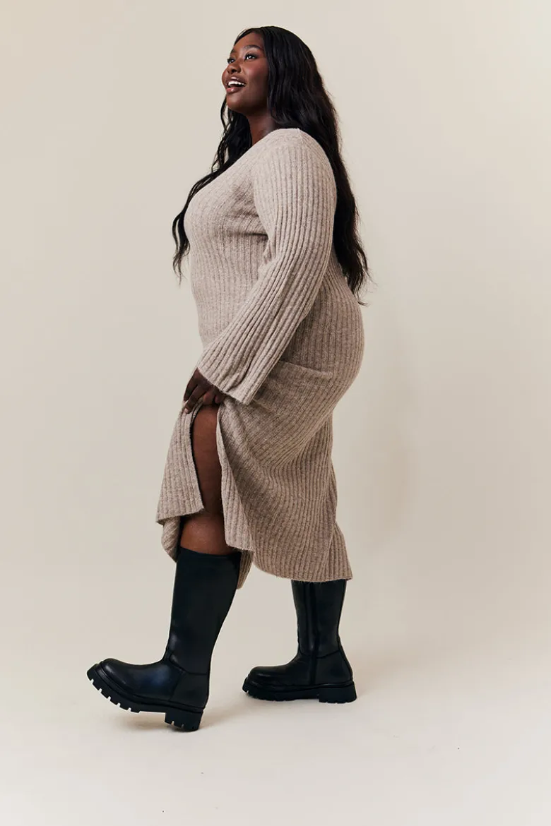 Jess Chunky Heeled High Leg Boot