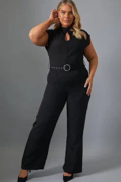 Key Hole Front Jumpsuit