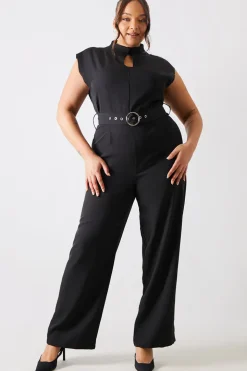 Key Hole Front Jumpsuit