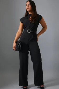 Key Hole Front Jumpsuit