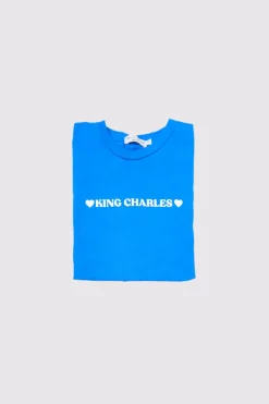 Kids King Charles Slogan T-Shirt