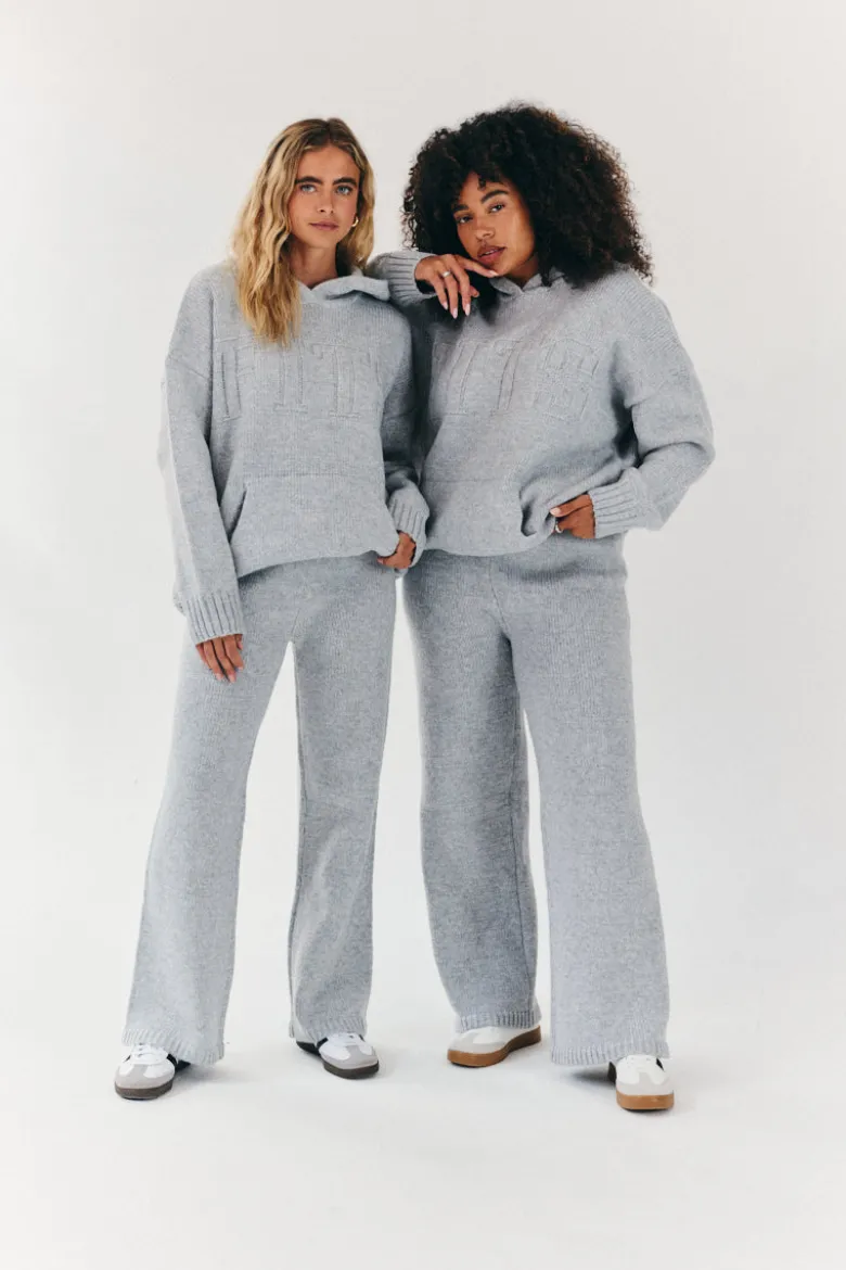 Knitted Wide Leg Co Ord Trouser