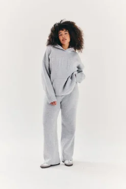 Knitted Wide Leg Co Ord Trouser