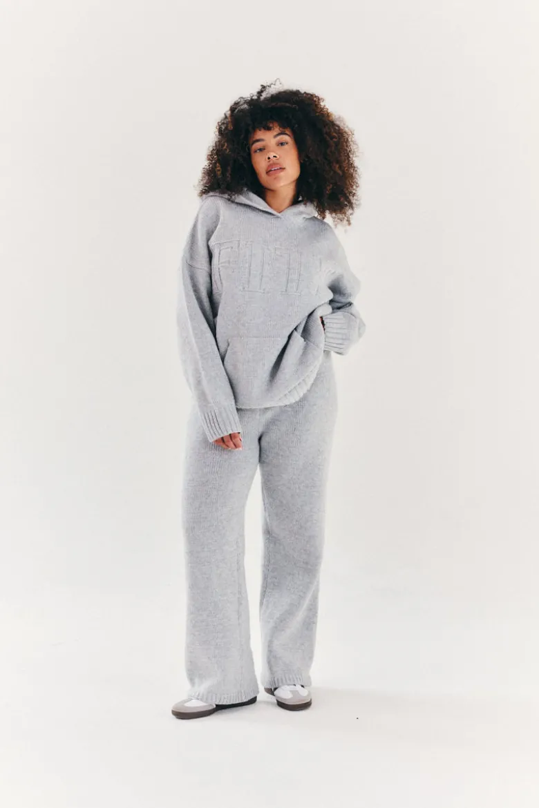 Knitted Wide Leg Co Ord Trouser
