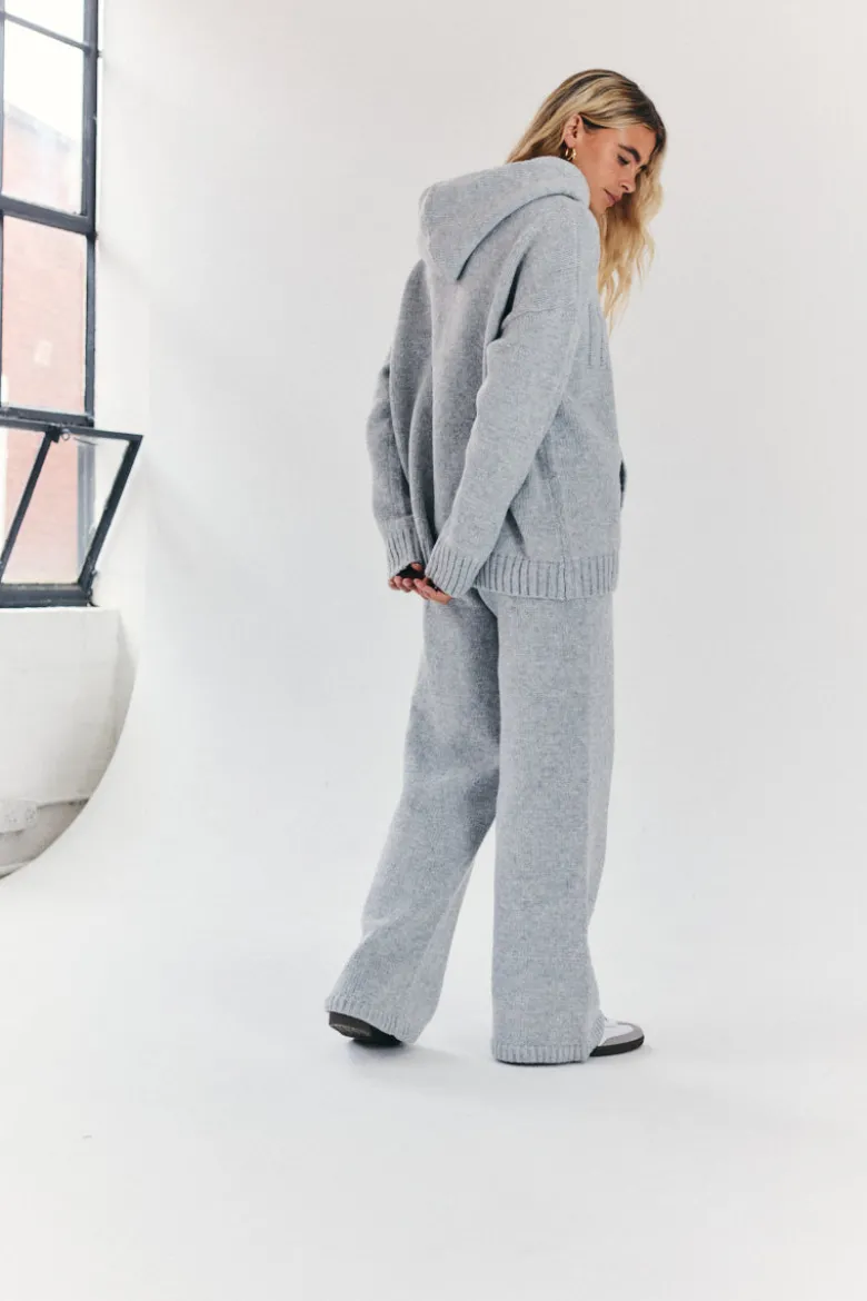 Knitted Wide Leg Co Ord Trouser