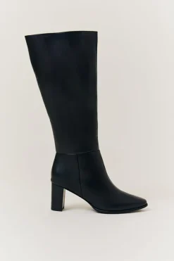Kylie Heeled High Leg Boot