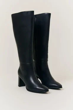 Kylie Heeled High Leg Boot