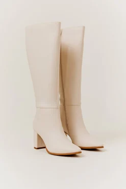 Kylie Heeled High Leg Boot