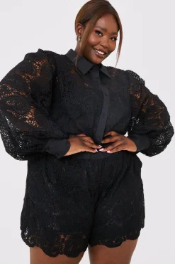 Lace Co Ord Shirt