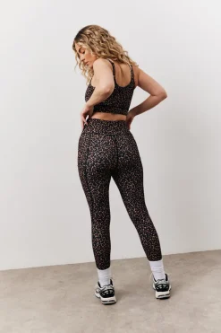 Leopard Print Racer Back Sports Co-Ord Bra