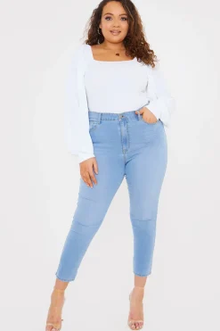 Light Wash Skinny Jeans