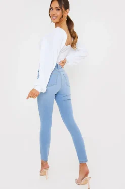 Light Wash Skinny Jeans