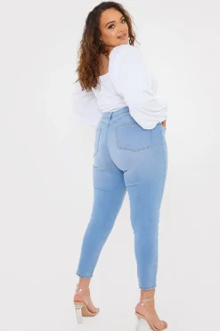 Light Wash Skinny Jeans