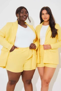 Linen Look Co-Ord Shorts