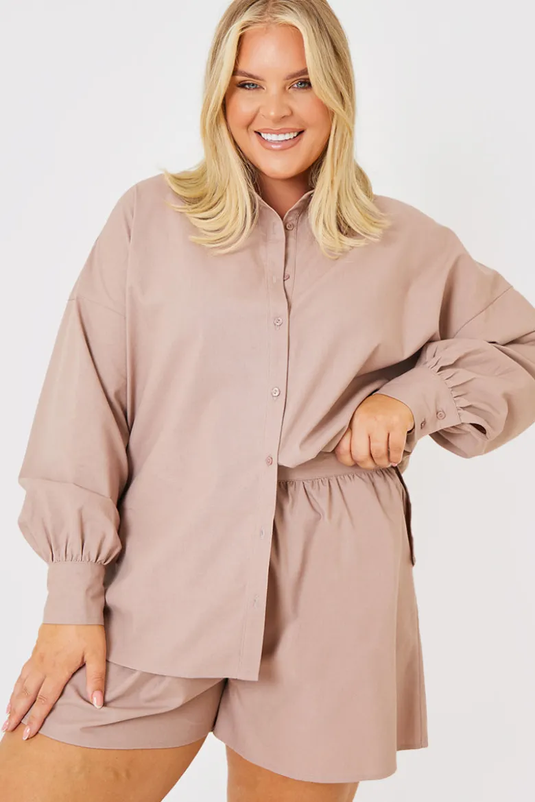 Linen Look Floaty Co-Ord Shorts