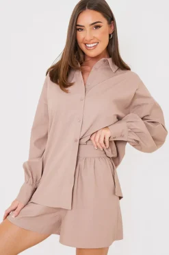 Linen Look Floaty Co-Ord Shorts