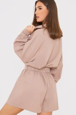 Linen Look Floaty Co-Ord Shorts