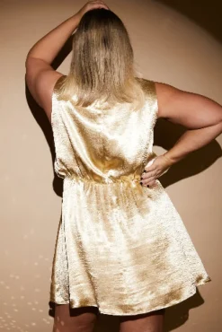 Liquid Satin Mini Dress