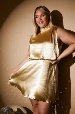 Liquid Satin Mini Dress