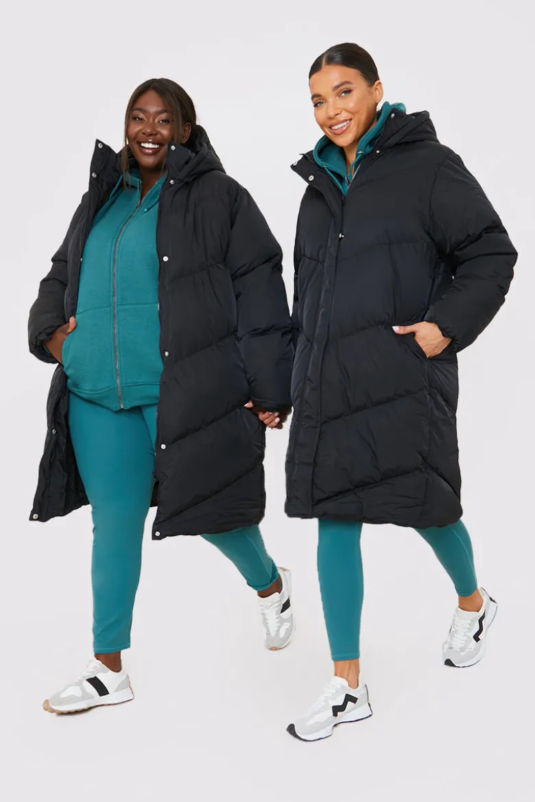 Longline Puffer Coat