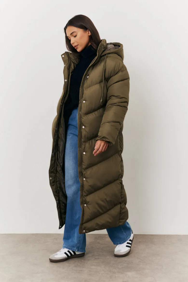 Longline Puffer Jacket