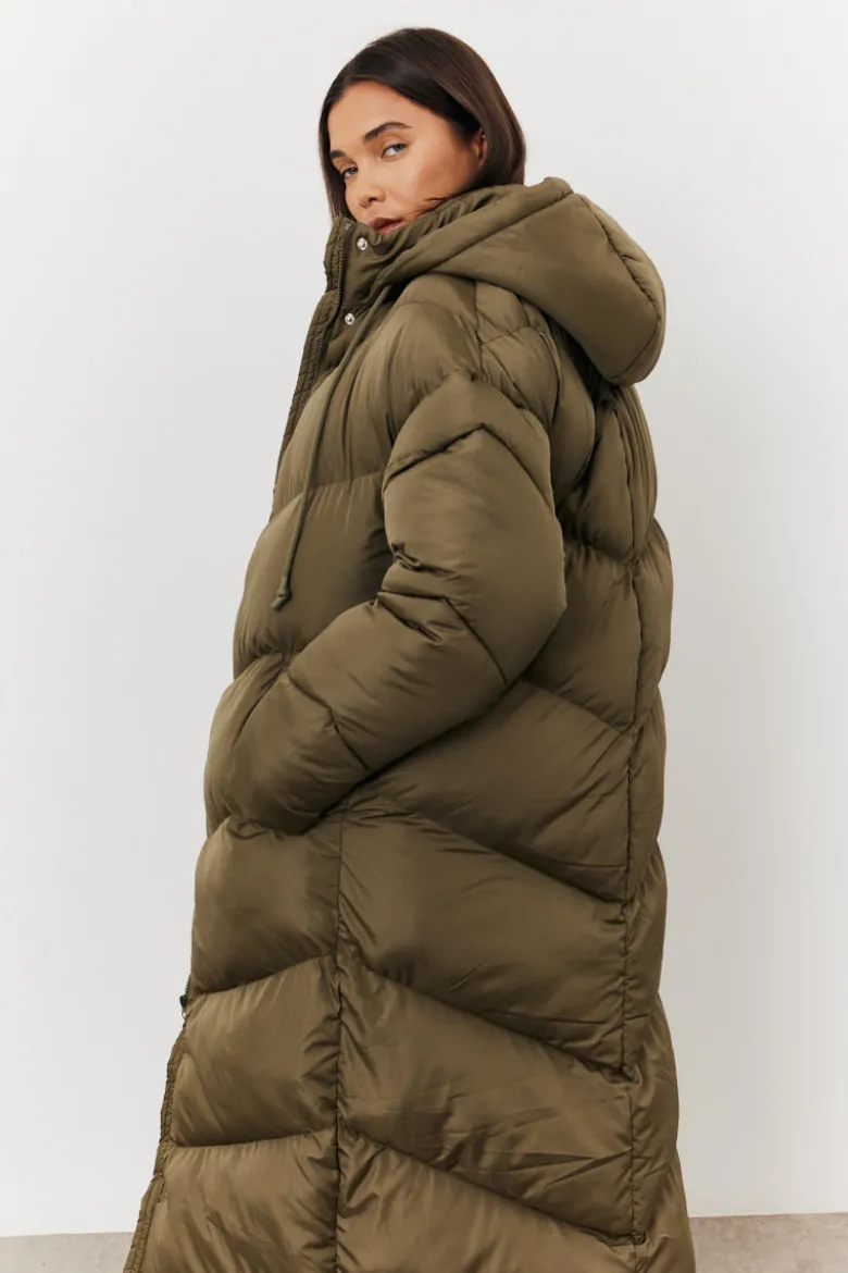 Longline Puffer Jacket