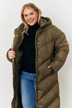 Longline Puffer Jacket