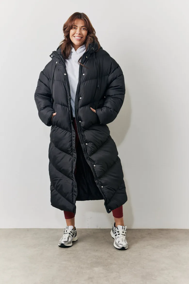 Longline Puffer Jacket