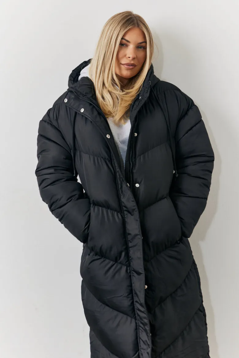 Longline Puffer Jacket