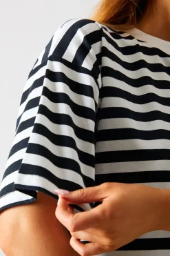 Longline Striped T-Shirt