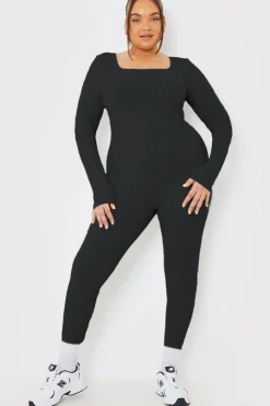 Long Sleeve Scoop Neck Unitard