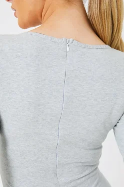 Long Sleeve Scoop Neck Unitard