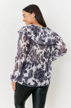 Maternity Ruffle Blouse
