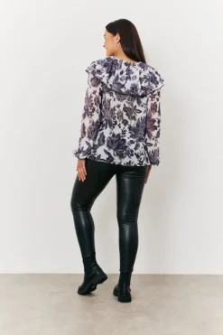 Maternity Ruffle Blouse